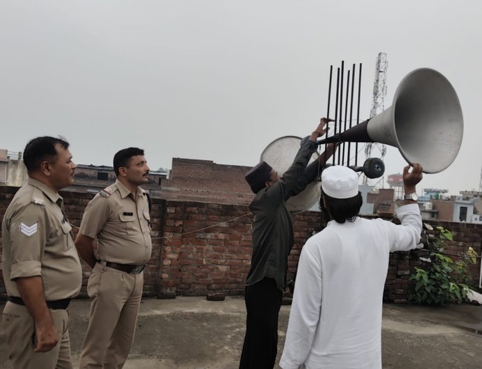 हरिद्वार में ध्वनि प्रदूषण पर अंकुश: पुलिस ने हटाए दर्जनों लाउडस्पीकर