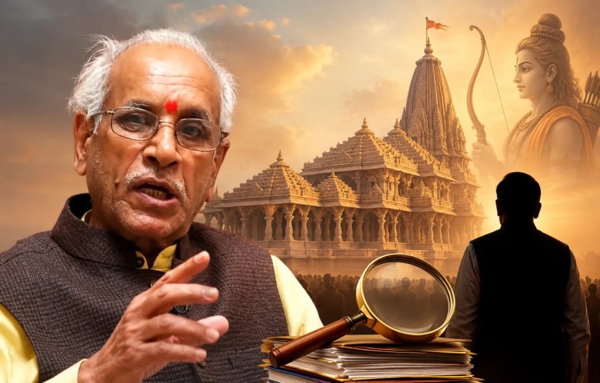 चंपत राय का विवादास्पद बयान: 'कलंक लेकर अयोध्या से नहीं जाऊंगा'