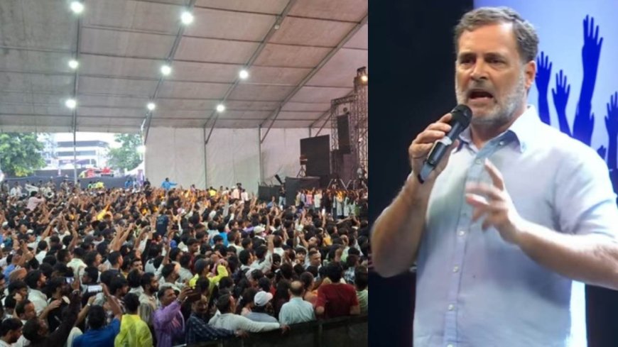 राहुल गांधी ने छात्रों की गूंज कार्यक्रम में की जोरदार अपील, पेपर लीक पर बोलीं गंभीर बातें