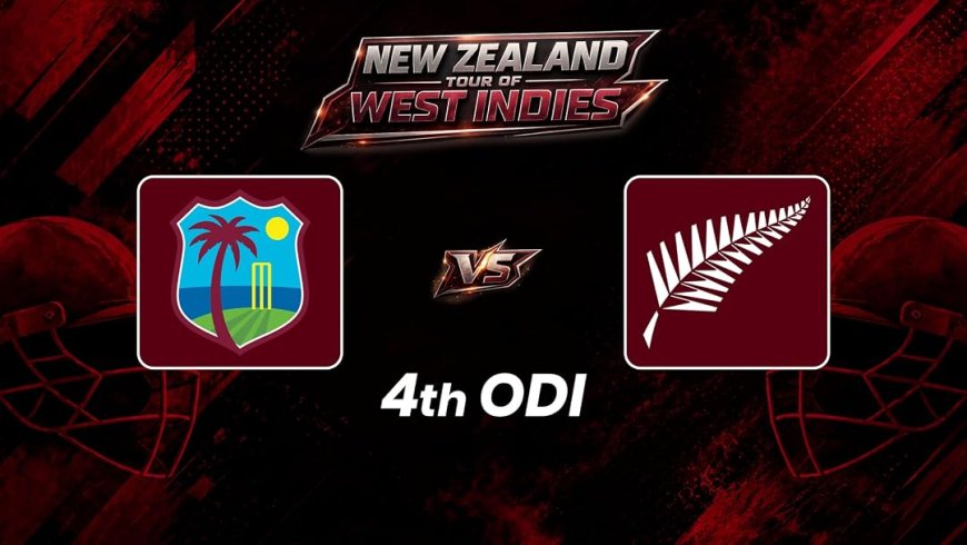 WI vs NZ 4th ODI 2026: फैंटेसी क्रिकेट प्रेडिक्शन, प्लेइंग XI और पिच रिपोर्ट