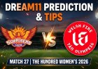 SUL-W vs WEF-W: Dream11 Prediction for Match 27 - The Hundred Women's 2026