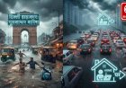 दिल्ली-NCR में मूसलाधार बारिश से जनजीवन की बिगड़ी स्थिति