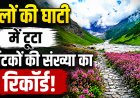 उत्तराखंड की फूलों की घाटी में पर्यटकों का नया रिकॉर्ड, पहुंचे 22,745 सैलानी
