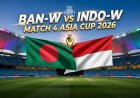 BAN-W vs INDO-W My11 Prediction Match 4 Asia Cup 26: Pitch Report, Best Dream Team & Playing 11