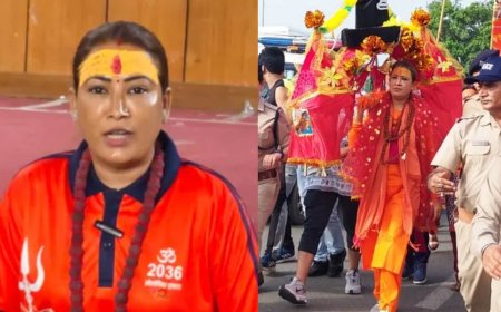 उत्तराखंड की खेल मंत्री रेखा आर्या की कांवड़ यात्रा, भारत को ओलंपिक की मेजबानी दिलाने का लक्ष्य