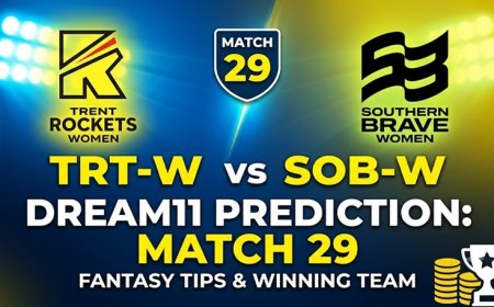 TRT-W vs SOB-W Dream11 भविष्यवाणी मैच 29: पिच रिपोर्ट, संभावित प्लेइंग 11, फैंटेसी टिप्स