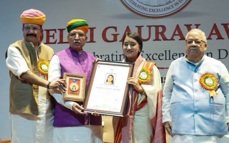 विदुषी निशंक को मिला पहला ‘दिल्ली गौरव सम्मान-2026’