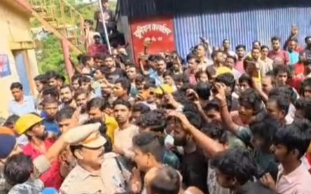 विष्णुगाड-पीपलकोटी परियोजना में मजदूरों का उग्र प्रदर्शन: उपेक्षित सुरक्षा मानक और मुआवजे विवाद