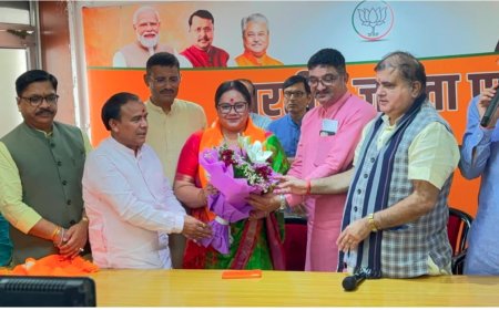 श्रीनगर नगर निगम की मेयर आरती भंडारी और पति की भाजपा में घर वापसी