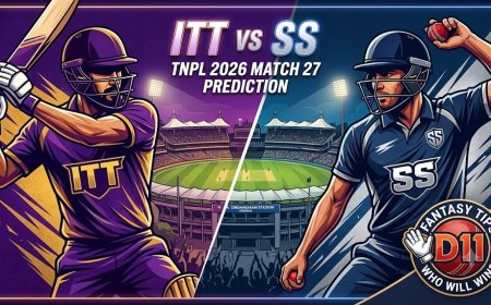 ITT बनाम SS: TNPL 2026 के 27वें मैच की ड्रीम11 भविष्यवाणी, पिच रिपोर्ट और फैंटेसी टिप्स