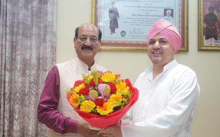 स्वास्थ्य मंत्री सुबोध उनियाल ने श्री दरबार साहिब में आशीर्वाद लिया, SGRR संस्थानों की प्रशंसा की