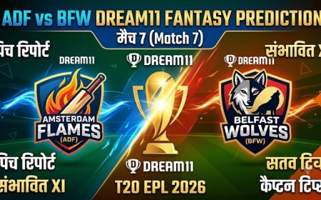 ADF vs BWV Dream11 Prediction Match 7: Best Dream Team XI, Pitch Report, Pitch Conditions & Playing 11 Details