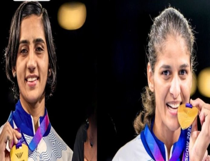 कॉमनवेल्थ गेम्स 2026: जैस्मिन लंबोरिया और प्रीति पवार ने स्वर्ण पदक जीतकर देश का मान बढ़ाया