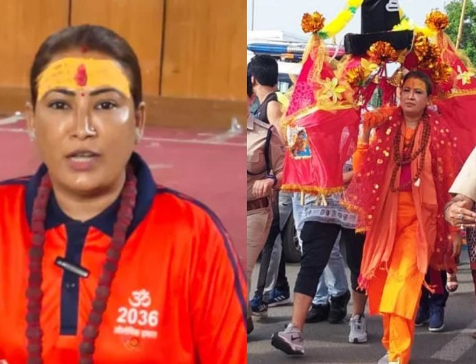 उत्तराखंड की खेल मंत्री रेखा आर्या की कांवड़ यात्रा, भारत को ओलंपिक की मेजबानी दिलाने का लक्ष्य