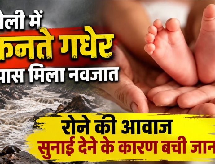 उत्तराखंड: गधेरे के पास नए जन्मे शिशु की रोने से बची जान, ग्रामीणों ने की सहायता