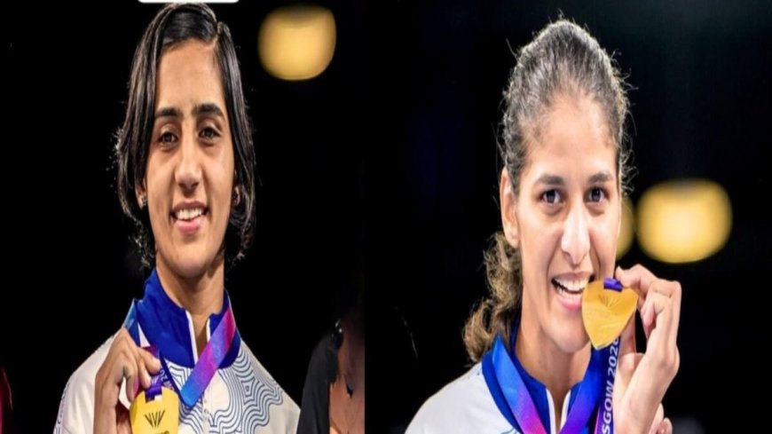 कॉमनवेल्थ गेम्स 2026: जैस्मिन लंबोरिया और प्रीति पवार ने स्वर्ण पदक जीतकर देश का मान बढ़ाया