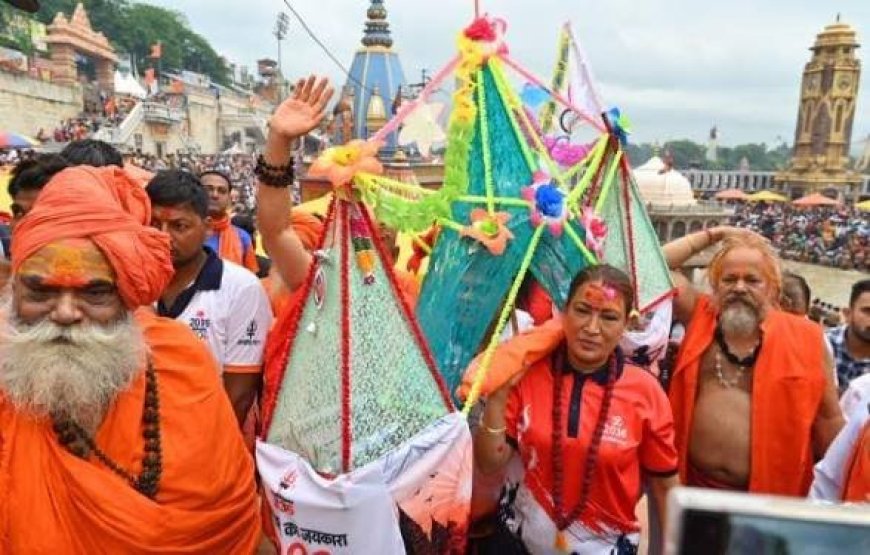 उत्तराखंड: 2036 ओलंपिक की मेजबानी के संकल्प को लेकर रेखा आर्य ने शुरू की कांवड़ यात्रा