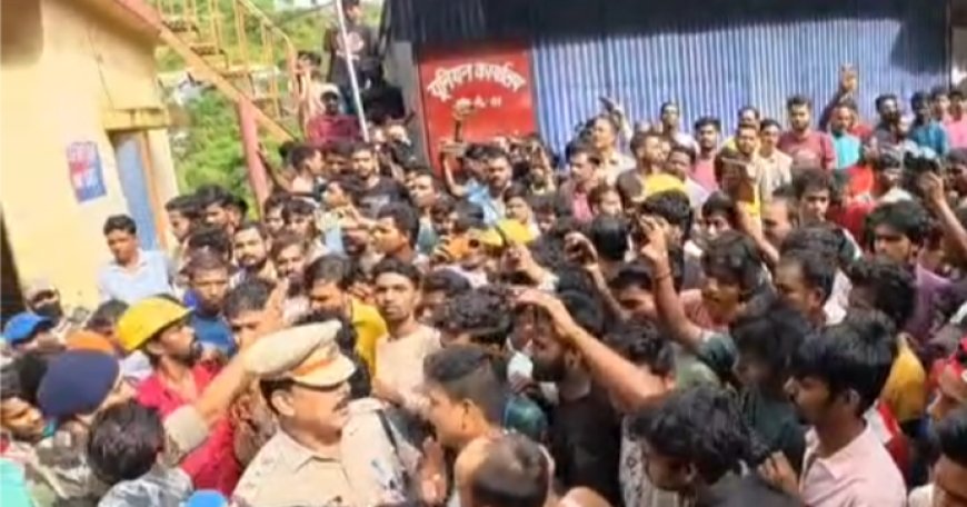 विष्णुगाड-पीपलकोटी परियोजना में मजदूरों का उग्र प्रदर्शन: उपेक्षित सुरक्षा मानक और मुआवजे विवाद