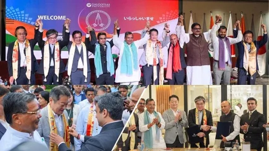 भारत-जापान संबंधों को नई ऊंचाइयों पर लाने वाला गलगोटियास यूनिवर्सिटी का ऐतिहासिक दौरा