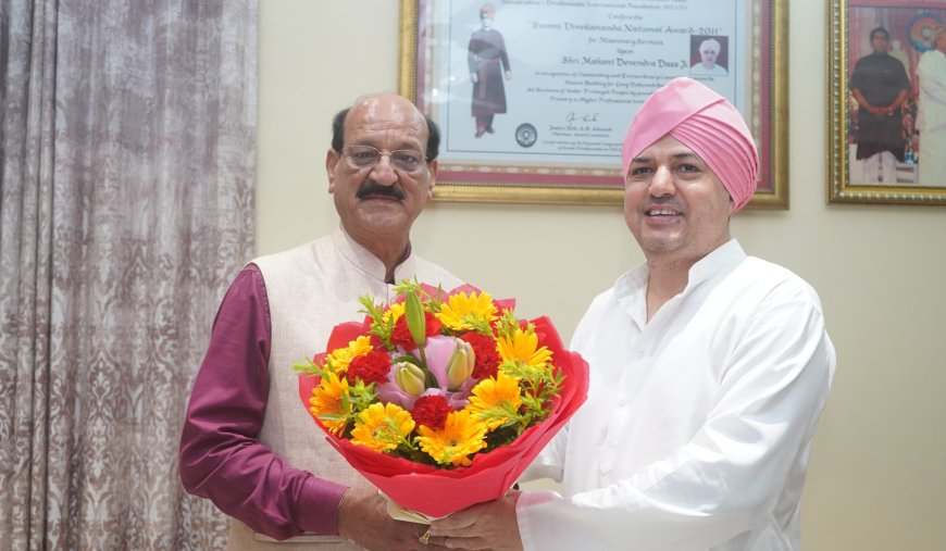 स्वास्थ्य मंत्री सुबोध उनियाल ने श्री दरबार साहिब में आशीर्वाद लिया, SGRR संस्थानों की प्रशंसा की