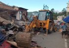 मसूरी के रॉक स्टोन पर चला एमडीडीए का बुलडोजर