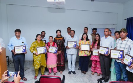 मौत के बाद भी रोशनी बांटेंगे नेत्रदाता! श्री महंत इन्दिरेश अस्पताल में हुआ खास सम्मान