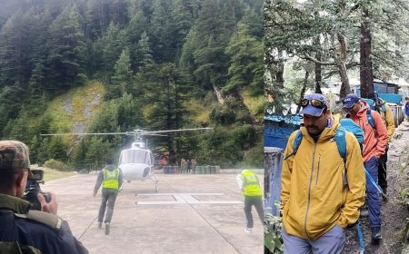 कालिंदी ट्रैक पर फंसे 29 ट्रैकर्स का रेस्क्यू पूरा, हेली के जरिए पहुंचाया गया हर्षिल