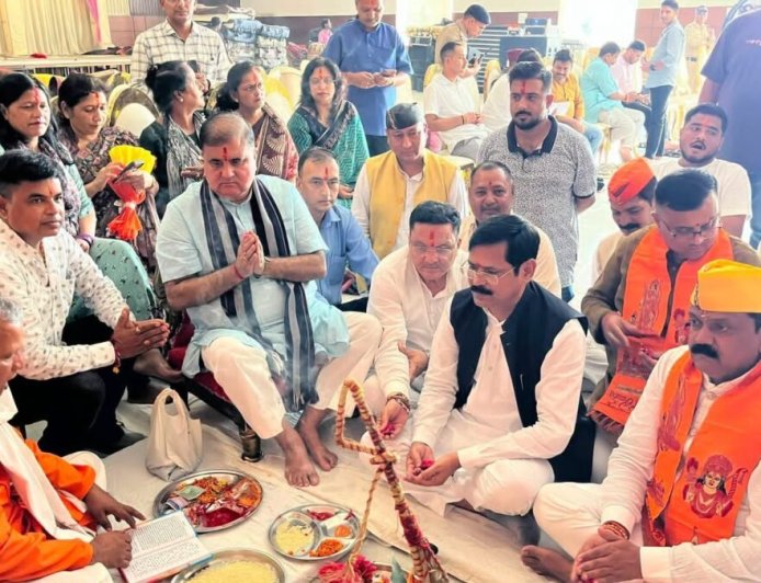 हल्द्वानी में 9 सितंबर को जुटेगा भाजपा का बड़ा कुनबा, बैठक से पहले महेंद्र भट्ट ने किया भूमि पूजन