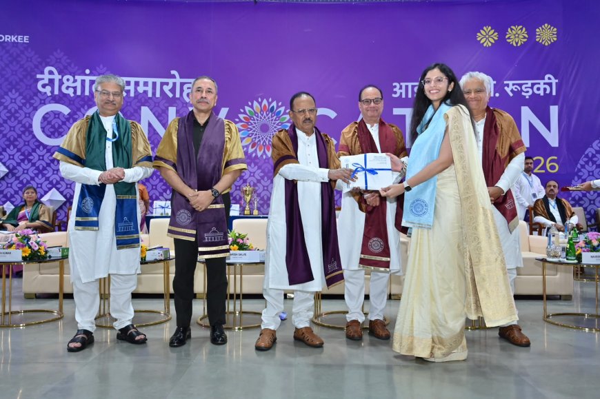 आईआईटी स्नातक विद्यार्थियों को डिग्रियां प्रदान की गईं
