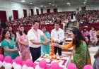 नवप्रवेशी विद्यार्थियों की सांस्कृतिक प्रस्तुतियों से बना रंगीन माहौल