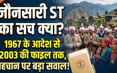 जौनसारी ST का सच क्या? 1967 के आदेश से 2003 की फाइल तक, पहचान पर बड़ा सवाल!