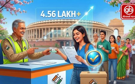 दिल्ली में मतदाताओं का बढ़ा क्रेज