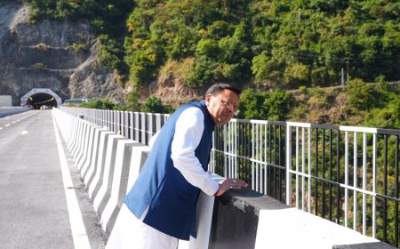 CM धामी ने किया पुल-सुरंग का निरीक्षण, रुद्रप्रयाग में ट्रायल शुरू