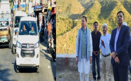 CM धामी का सड़क से लेकर शौचालय तक निरीक्षण, अधिकारियों के कामकाज का लिया जायजा