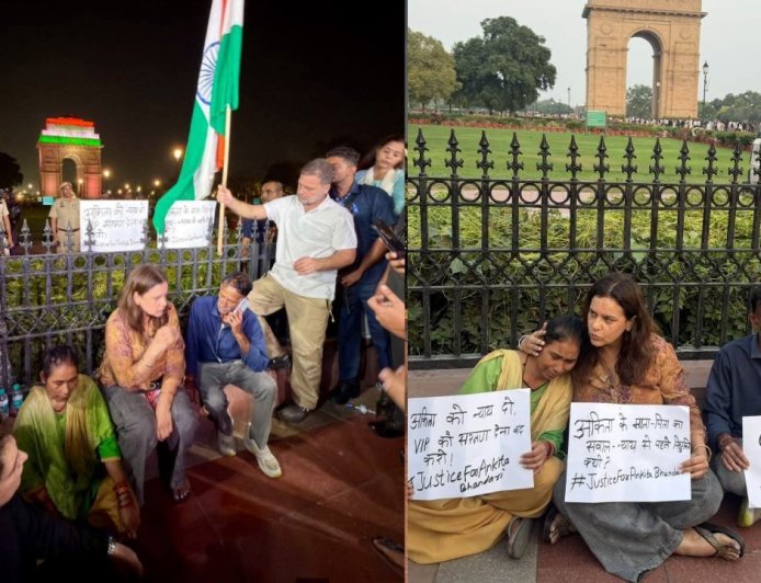 अंकिता भंडारी केस: वीआईपी को इनाम के खिलाफ इंसाफ की माँग में माता-पिता का इंडिया गेट धरना