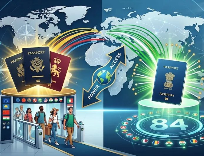 दुनिया के ताकतवर पासपोर्ट की सूची: भारत की रैंकिंग में सुधार पर चर्चा
