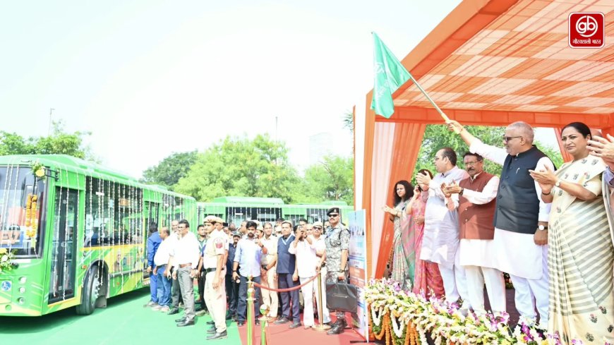 दिल्ली में 150 नई इलेक्ट्रिक बसें और 13 नए प्रदूषण निगरानी केंद्र की शुरुआत